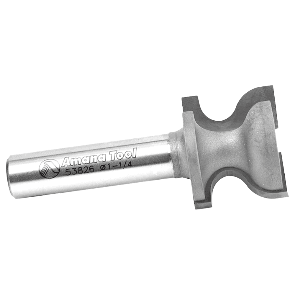 1-1/4" Dia x 1" Carbide Tipped Window Sill Edge 7/32" Radius, 1/2 Shank Alt 2 - Image