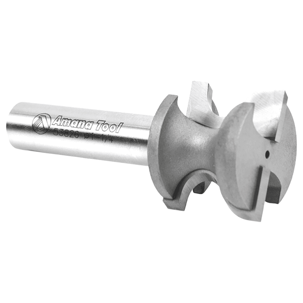 1-1/4" Dia x 1" Carbide Tipped Window Sill Edge 7/32" Radius, 1/2 Shank Alt 3 - Image