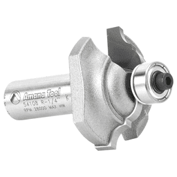 1-1/2" Dia x 5/8" Carbide Tipped Classical Bead/Cove Bit, 7/32" x 15/64" Radius, 1/2" Shank Alt 3 - Image