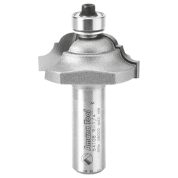1-1/2" Dia x 5/8" Carbide Tipped Classical Bead/Cove Bit, 7/32" x 15/64" Radius, 1/2" Shank Main - Image