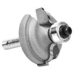 1-3/8" Dia x 1/2" Carbide Tipped Ogee Bit, Fillet 5/32" Radius, 1/4" Shank Alt 3 - Image
