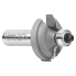1-3/8" Dia x 1/2" Carbide Tipped Ogee Bit, Fillet 5/32" Radius, 1/2" Shank Alt 3 - Image