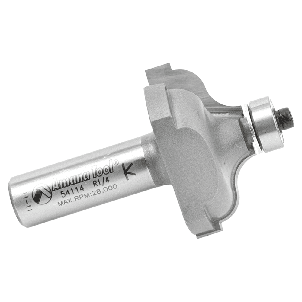 1-5/8" Dia x 3/4" Carbide Tipped Ogee Bit, Fillet 1/4" Radius, 1/2" Shank Alt 2 - Image