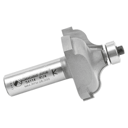 1-5/8" Dia x 3/4" Carbide Tipped Ogee Bit, Fillet 1/4" Radius, 1/2" Shank Alt 2 - Image