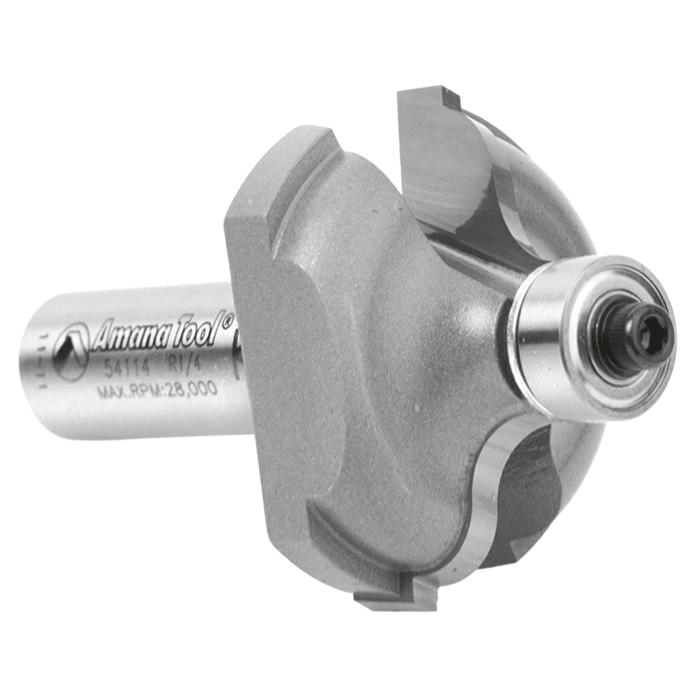 1-5/8" Dia x 3/4" Carbide Tipped Ogee Bit, Fillet 1/4" Radius, 1/2" Shank Alt 3 - Image
