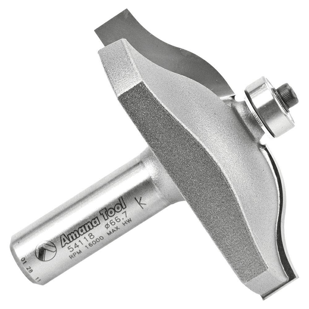 2-5/8" Dia x 5/8" Carbide Tipped Ogee Bit, Raised Panel 3/4" Radius, 1/2" Shank Alt 2 - Image