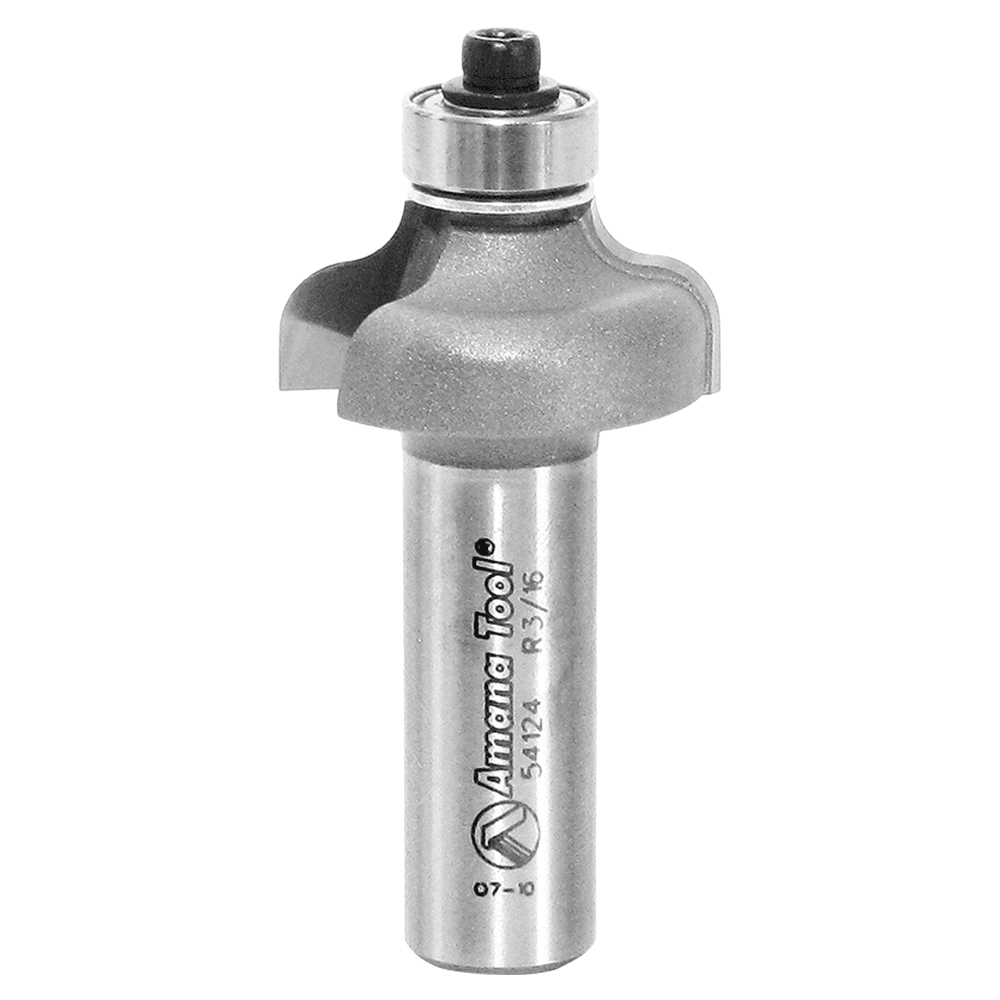 1-1/8" Dia x 1/2" Carbide Tipped Ogee Bit, 5/32" Radius, 1/2" Shank Main - Image