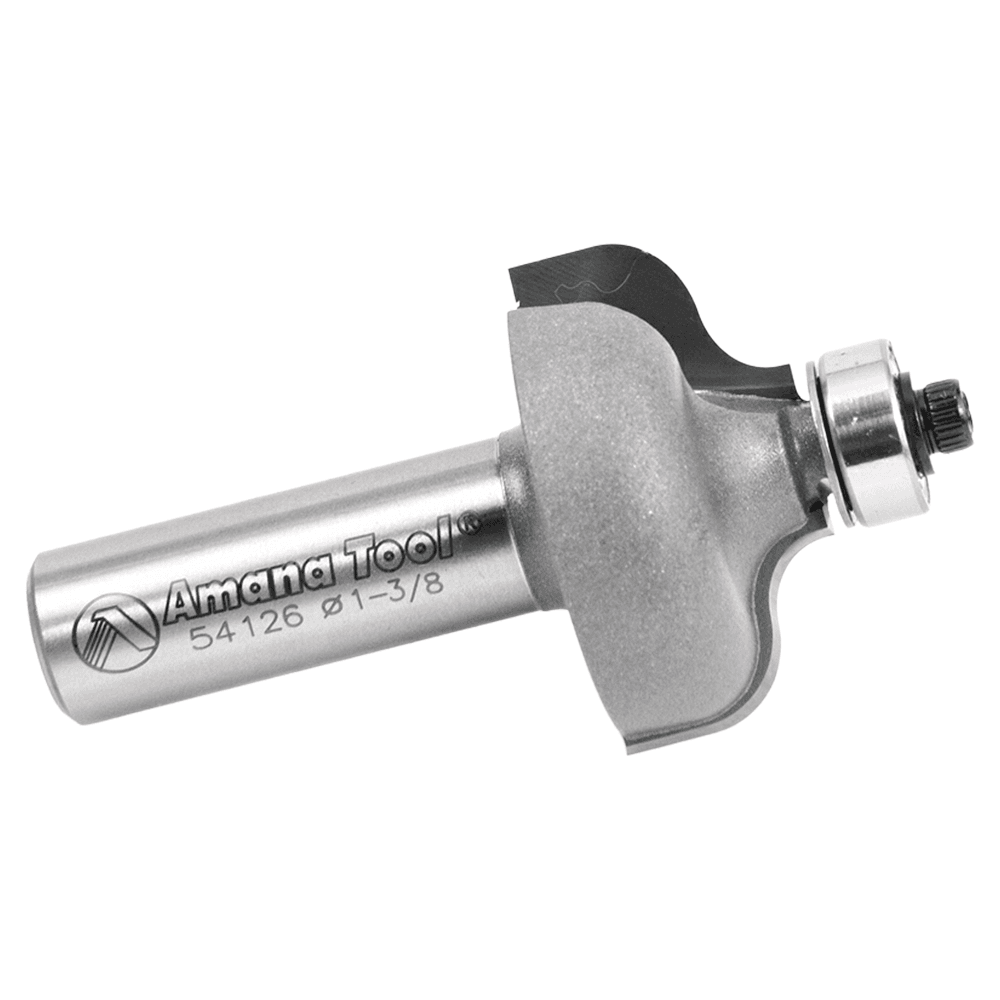 1-3/8" Dia x 11/16" Carbide Tipped Ogee Bit, 1/4" x 3/16" Radius 1/4" Shank Alt 2 - Image