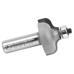 1-3/8" Dia x 11/16" Carbide Tipped Ogee Bit, 1/4" x 3/16" Radius 1/4" Shank Alt 2 - Image