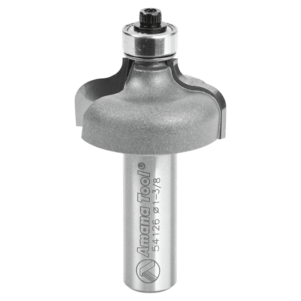 1-3/8" Dia x 11/16" Carbide Tipped Ogee Bit, 1/4" x 3/16" Radius 1/4" Shank Main - Image