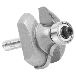 1-3/8" Dia x 11/16" Carbide Tipped Classical Cove/Bead Bit, 1/4" x 3/16" Radius, 1/4" Shank Alt 3 - Image