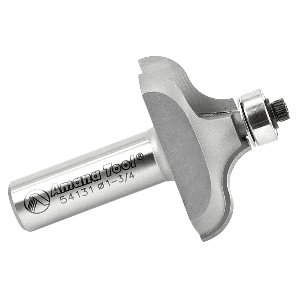 1-3/4" Dia x 11/16" Carbide Tipped Ogee Bit, 11/32" Radius, 1/2" Shank for 1-3/4" Material Alt 2 - Image