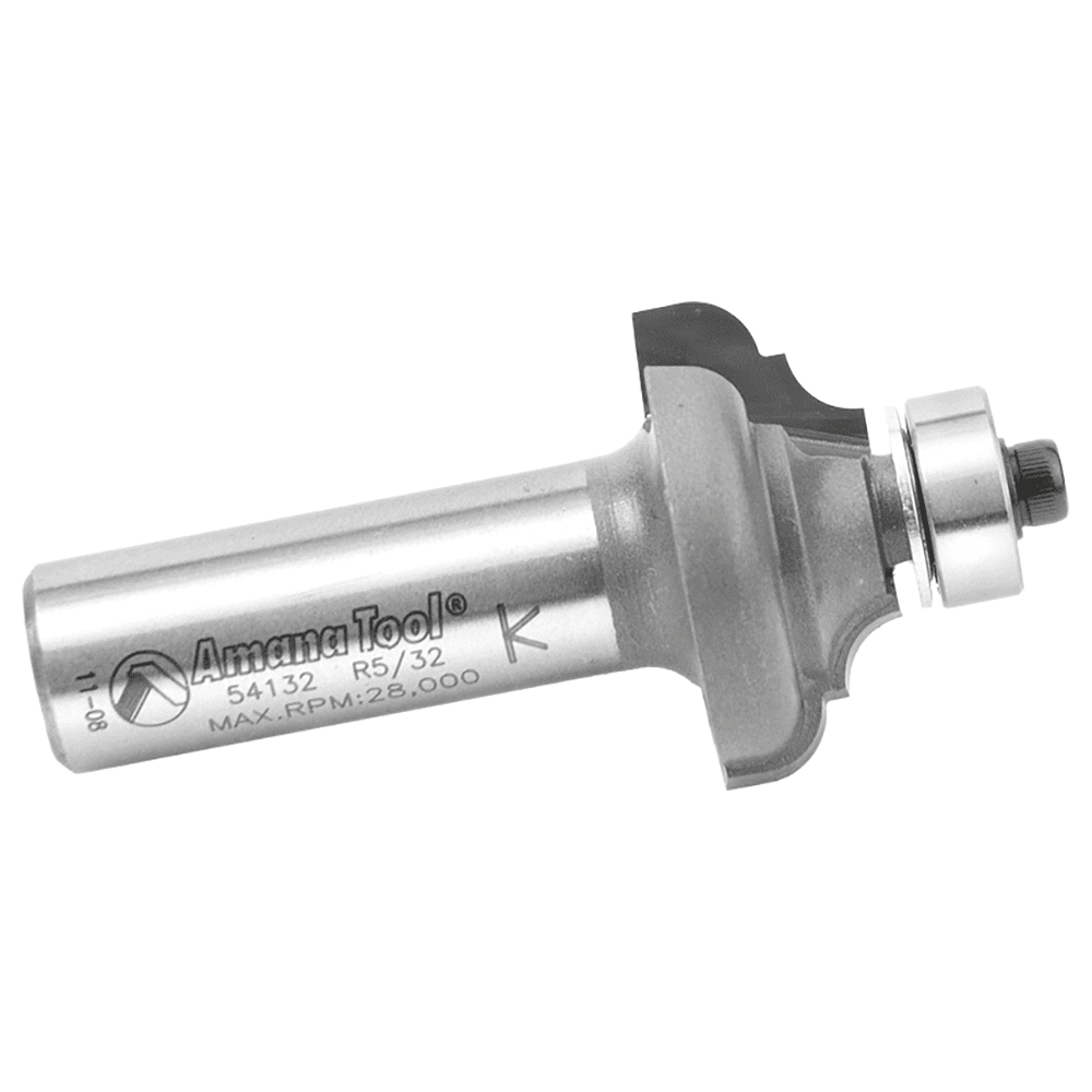 1-1/8" Dia x 1/2" Carbide Tipped Classical Cove/Bead Bit, 5/32" x 5/32" Radius, 1/2" Shank Alt 2 - Image
