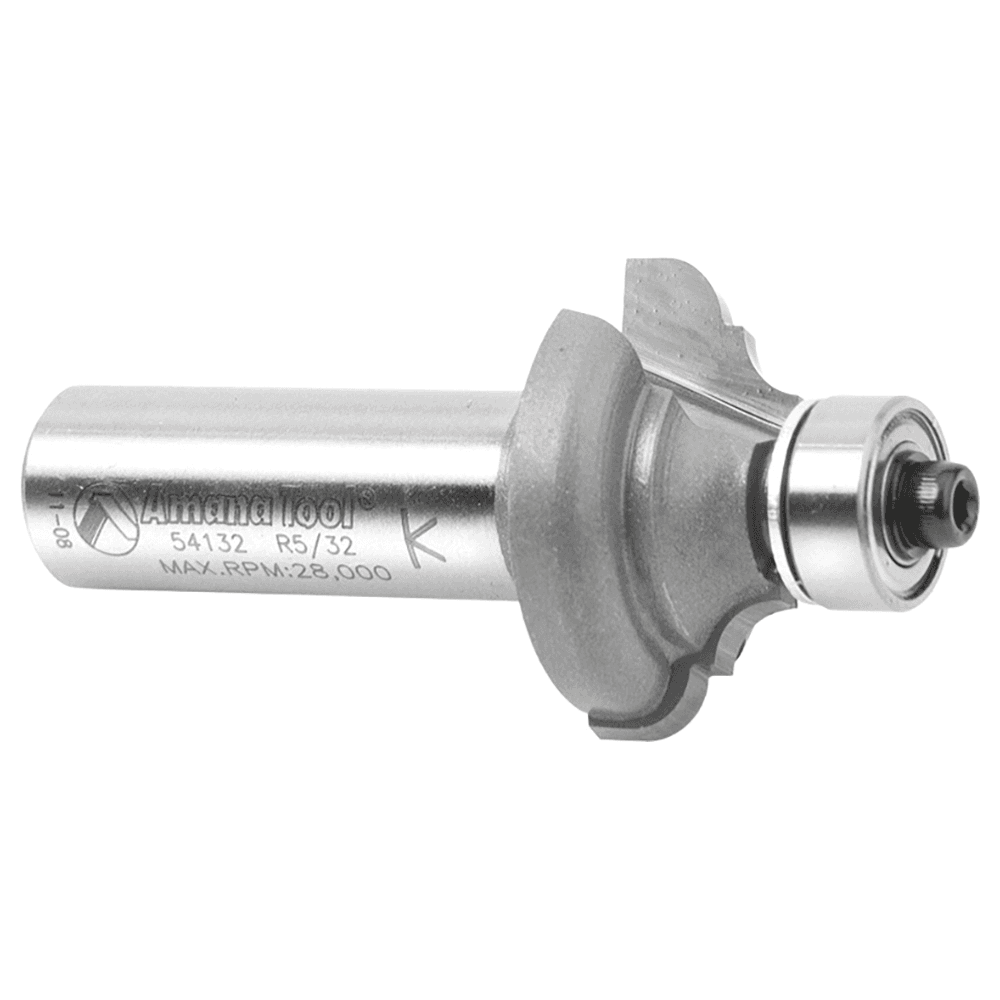 1-1/8" Dia x 1/2" Carbide Tipped Classical Cove/Bead Bit, 5/32" x 5/32" Radius, 1/2" Shank Alt 3 - Image