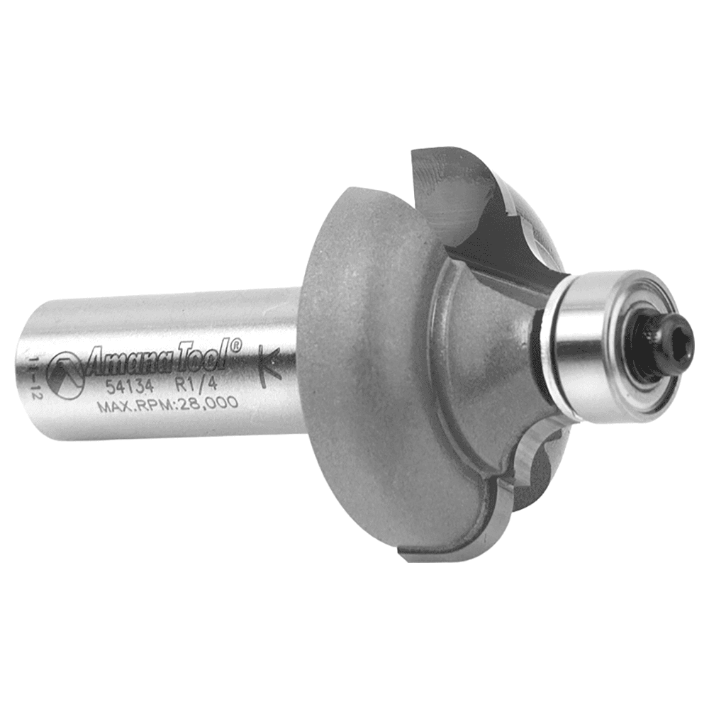 1-3/8" Dia x 11/16" Carbide Tipped Classical Cove/Bead Bit, 1/4" x 3/16" Radius, 1/2" Shank Alt 3 - Image