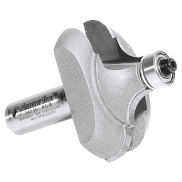 2" Dia x 1" Carbide Tipped Classical Cove/Bead Bit, 3/8" x 3/8" Radius, 1/2" Shank Alt 3 - Image