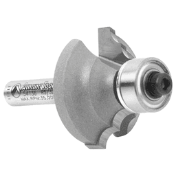 1-1/8" Dia x 1/2" Carbide Tipped Classical Molding Bit, 5/32" Radius, 1/4" Shank Alt 3 - Image