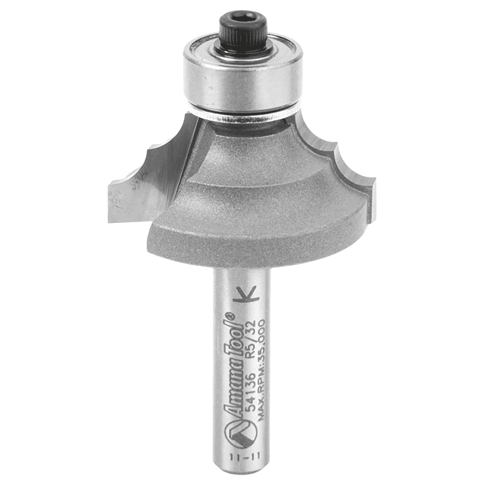 1-1/8" Dia x 1/2" Carbide Tipped Classical Molding Bit, 5/32" Radius, 1/4" Shank Main - Image