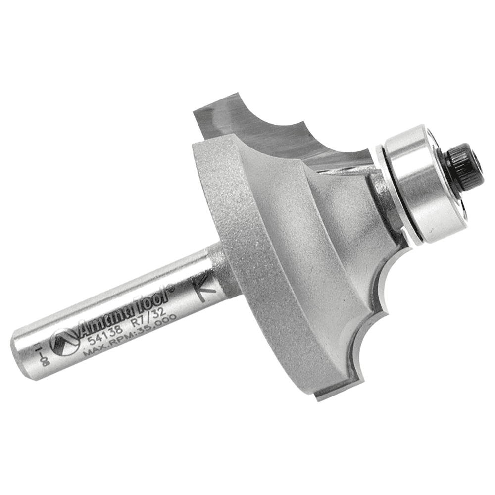 1-3/8" Dia x 11/16" Carbide Tipped Classical Molding Bit, 7/32" Radius, 1/4" Shank Alt 2 - Image