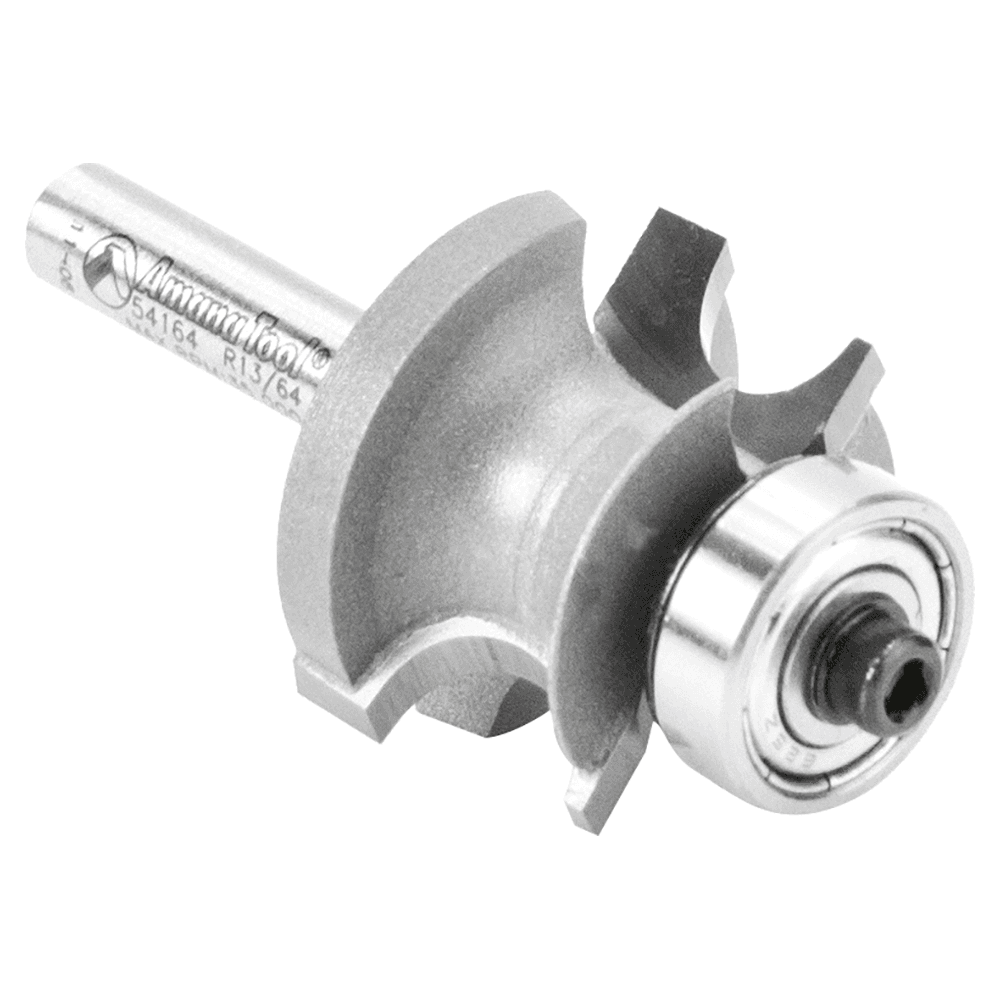 1-1/8" Dia x 11/16" Carbide Tipped Corner Round Bit, 3/16" Radius, 1/4" Shank Alt 3 - Image