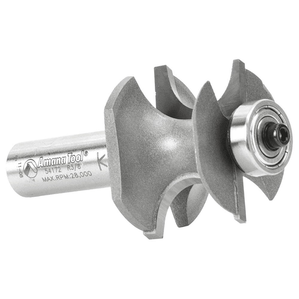 1-1/2" Dia x 1" Carbide Tipped Corner Round Bit, 3/8" Radius, 1/2" Shank Alt 3 - Image