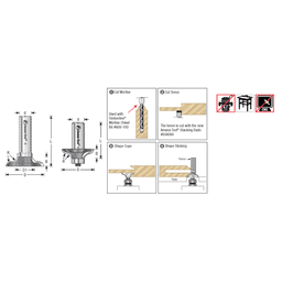 1-1/4" Dia x 7/16" Carbide Tipped Ogee Bit, 7/32" Radius, 1/2" Shank for 1-1/8 Material Alt 1 - Image