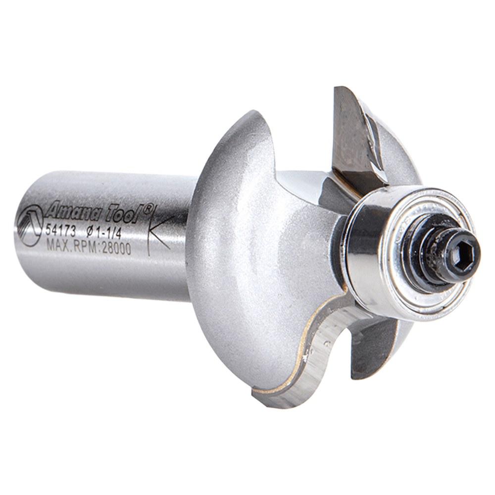 1-1/4" Dia x 7/16" Carbide Tipped Ogee Bit, 7/32" Radius, 1/2" Shank for 1-1/8 Material Alt 3 - Image