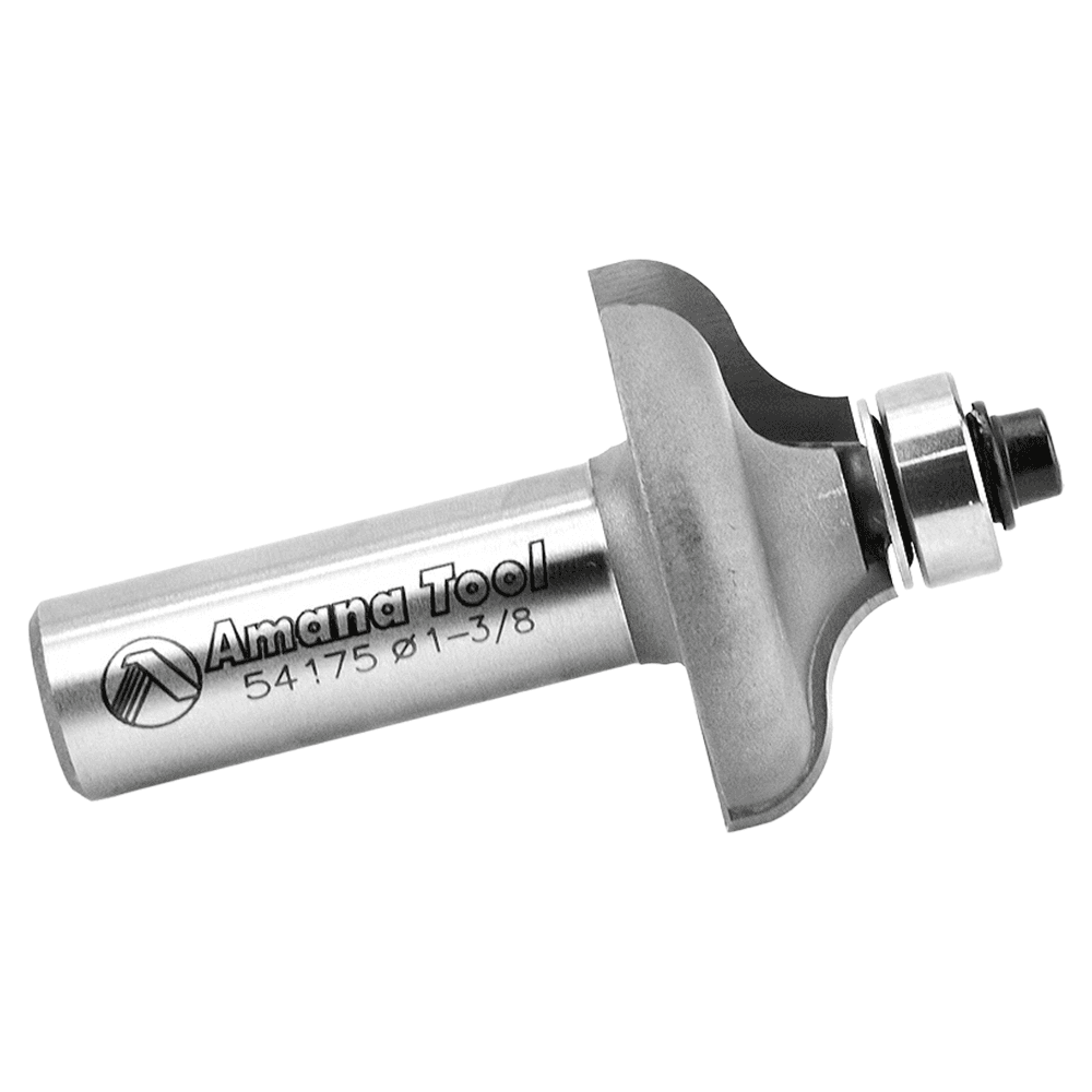 1-3/8" Dia x 3/8" Carbide Tipped Ogee Bit, 1/4" Radius, 1/2" Shank for 7/8 Material Alt 2 - Image