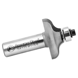 1-3/8" Dia x 3/8" Carbide Tipped Ogee Bit, 1/4" Radius, 1/2" Shank for 7/8 Material Alt 2 - Image