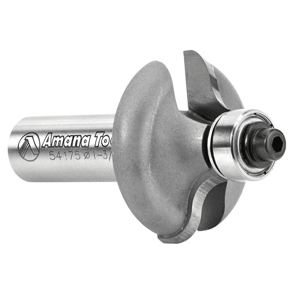 1-3/8" Dia x 3/8" Carbide Tipped Ogee Bit, 1/4" Radius, 1/2" Shank for 7/8 Material Alt 3 - Image
