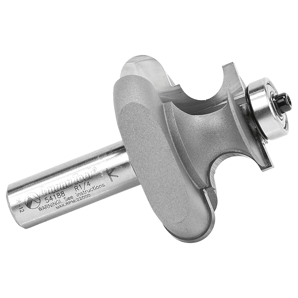 2" Dia x 1-1/4" Carbide Tipped Matched Beading Bit, 1/4" Radius, 1/2" Shank Alt 2 - Image