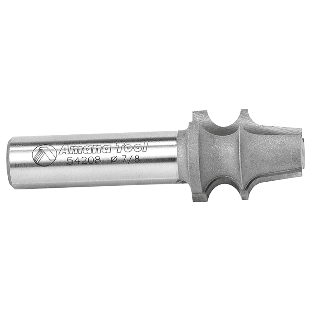 7/8" Dia x 1-1/32" Carbide Tipped Edge Beading Bit, 5/32" Radius, 1/2" Shank Alt 2 - Image