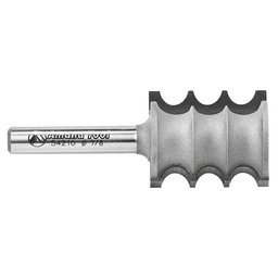 7/8" Dia x 1" Carbide Tipped Triple Bead 1/8" Radius, 1/4" Shank Alt 2 - Image