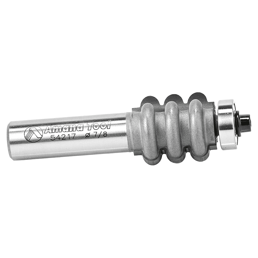 7/8" Dia x 1" Carbide Tipped Triple Flute, 1/8" Radius, 1/2 Shank Alt 2 - Image