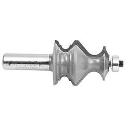 1-3/8" Dia x 1-5/8" Carbide Tipped Classical Architectural Molding 1/8" x 3/32" x 1/4" x 7/16" Radius, 1/2" Shank Alt 2 - Image