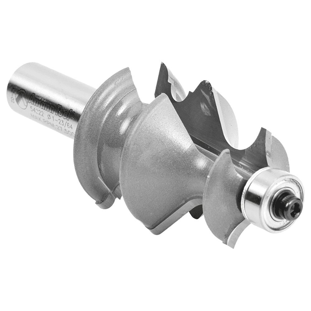 1-3/8" Dia x 1-5/8" Carbide Tipped Classical Architectural Molding 1/8" x 3/32" x 1/4" x 7/16" Radius, 1/2" Shank Alt 3 - Image