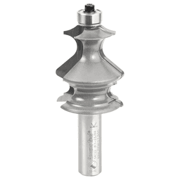 1-3/8" Dia x 1-5/8" Carbide Tipped Classical Architectural Molding 1/8" x 3/32" x 1/4" x 7/16" Radius, 1/2" Shank Main - Image