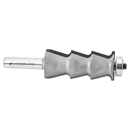 1-1/4" Dia x 2-29/32" Carbide Tipped Louver 5/32" Radius, 1/2" Shank Alt 2 - Image