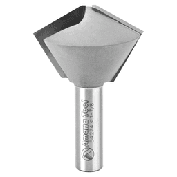 1-7/8" Dia x 1-1/4" 60 / 30°Carbide Tipped Multi-Sided Glue Joint Router Bit, 1/2" Shank Main - Image