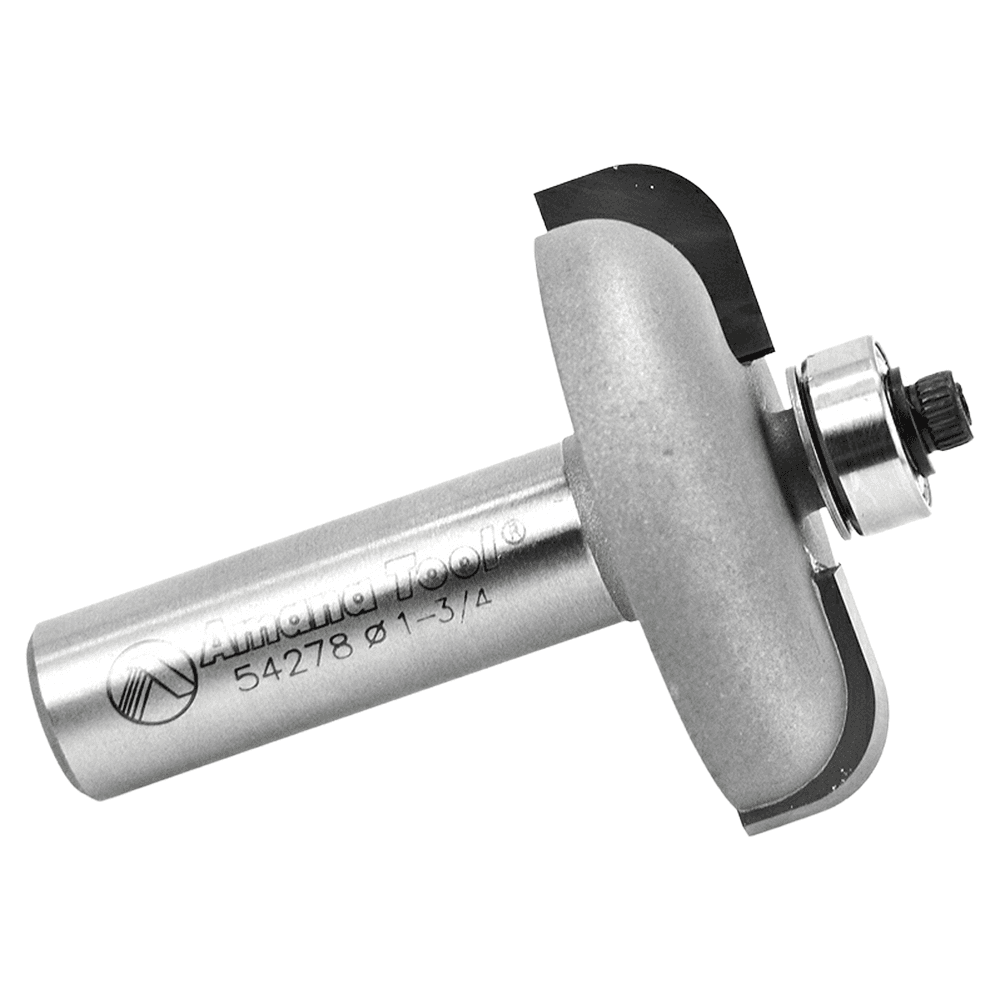 1-3/4" Dia x 7/16" Carbide Tipped Raised Panel Bit, Back Cutter 1/4" Radius, 1/2" Shank Alt 2 - Image
