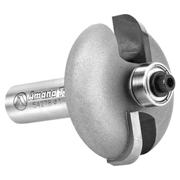 1-3/4" Dia x 7/16" Carbide Tipped Raised Panel Bit, Back Cutter 1/4" Radius, 1/2" Shank Alt 3 - Image