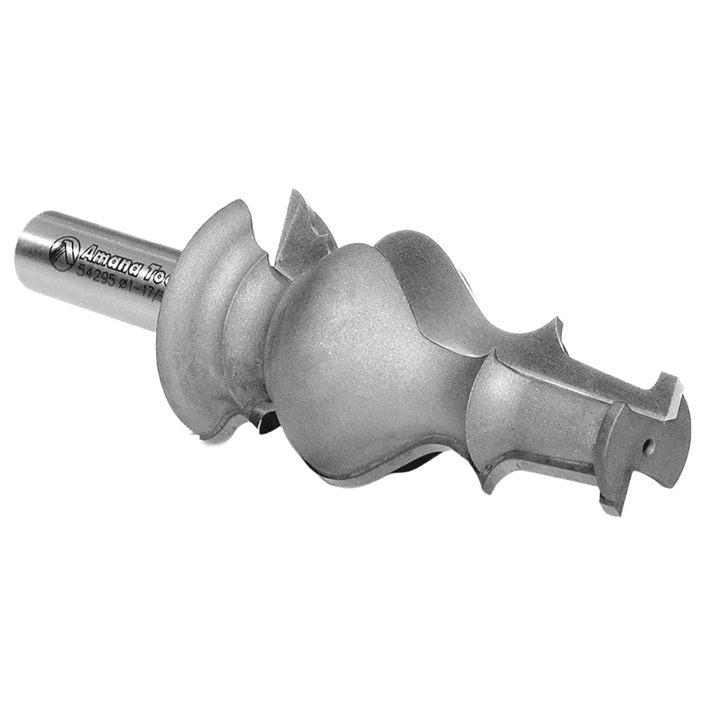 1-17/32" Dia x 2-61/64" Carbide Tipped Colonial Door Casing 3/8" Radius, 1/2" Shank Alt 3 - Image