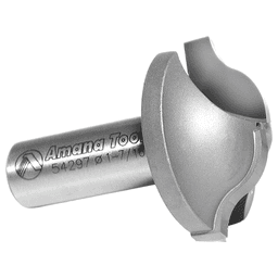 1-7/16" Dia x 19/32" Carbide Tipped Base Molding Ogee Bit, Edge Detail 5/16" x 3/8" Radius, 1/2" Shank Alt 3 - Image
