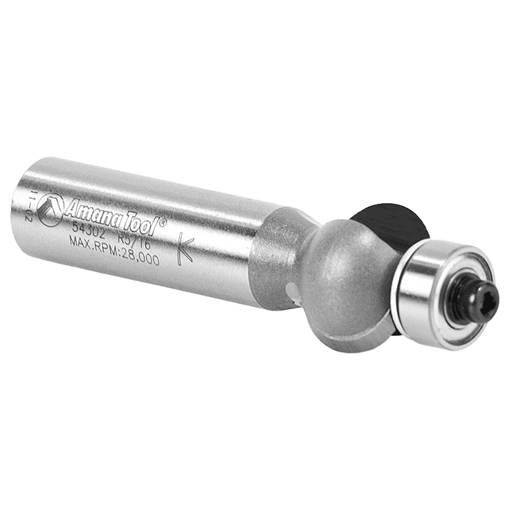 3/4" Dia x 1/2" Carbide Tipped Edge Fluting Bit, 5/16" Radius, 1/2" Shank Alt 3 - Image