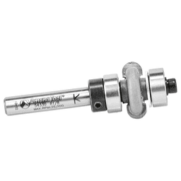 3/4" Dia x 1/4" Carbide Tipped Edge Fluting Bit, Assembly 1/8" Radius, 1/4" Shank Alt 2 - Image