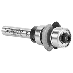 3/4" Dia x 1/4" Carbide Tipped Edge Fluting Bit, Assembly 1/8" Radius, 1/4" Shank Alt 3 - Image