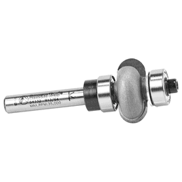 7/8" Dia x 3/8" Carbide Tipped Edge Fluting Bit, Assembly 3/16" Radius, 1/4" Shank Alt 2 - Image