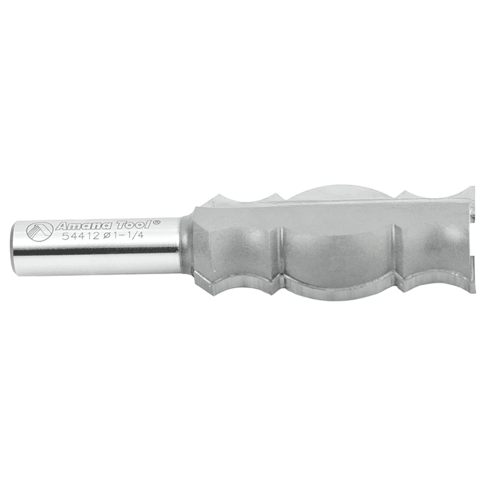 1-1/4" Dia x 2-7/16" Carbide Tipped Reversible Crown Molding Bit, 3/8" Radius, 1/2" Shank Alt 2 - Image