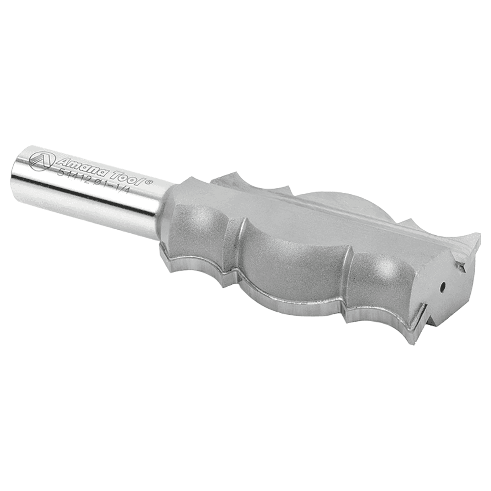 1-1/4" Dia x 2-7/16" Carbide Tipped Reversible Crown Molding Bit, 3/8" Radius, 1/2" Shank Alt 3 - Image