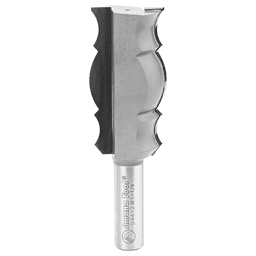 1-1/4" Dia x 2-7/16" Carbide Tipped Reversible Crown Molding Bit, 3/8" Radius, 1/2" Shank Main - Image